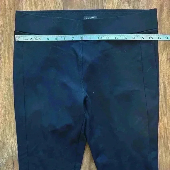 Ann Taylor Loft Stretch Black Pants Women’s Size Large - Picture 5 of 8